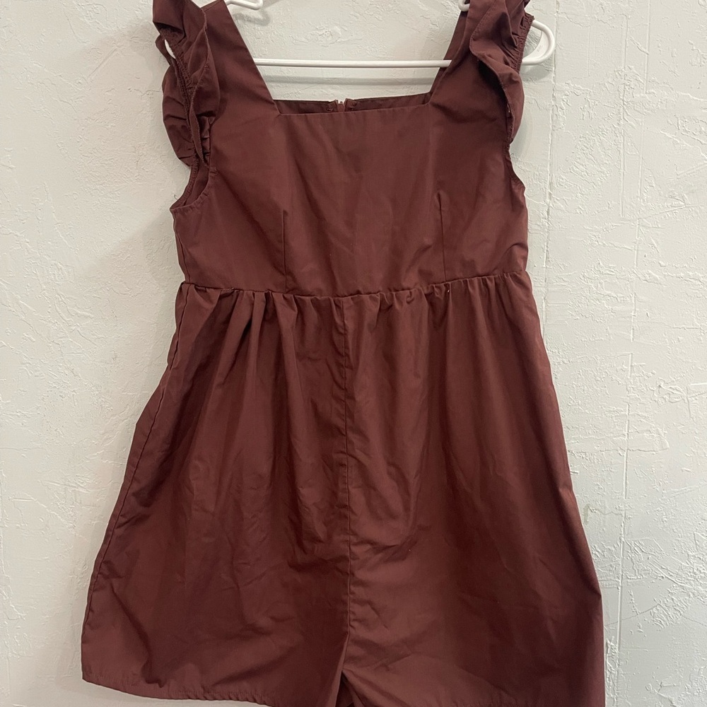 Shein - Brown Romper